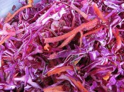 apple & red cabbage slaw